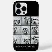 Instagramフォトコラージュと9枚の写真 Case-Mate iPhoneケース (裏面)