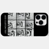 Instagramフォトコラージュと9枚の写真 Case-Mate iPhoneケース (裏面 (横))