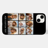 Instagramフォトコラージュと9枚の写真 Case-Mate iPhoneケース (裏面 (横))