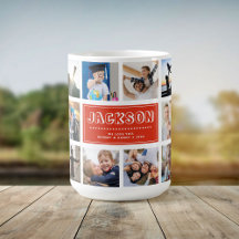 Instagramフォトコラージュの子供の名前のパーソナライズ