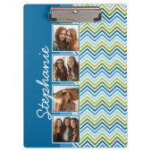 Instagramフォトコラージュシェフカラフルロン クリップボード (正面)