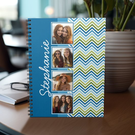 Instagramフォトコラージュシェフカラフルロン ノートブック