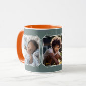 InstagramフォトコラージュモダンテンプレートグレーC13 C マグカップ (正面左)