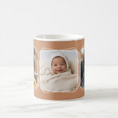 InstagramフォトコラージュモダンテンプレートブラウンC84 コーヒーマグカップ (中央)