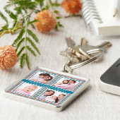 Instagramフォトコラージュ装飾模様 キーホルダー (側面)