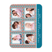 Instagramフォトコラージュ装飾模様 マグネット (縦)