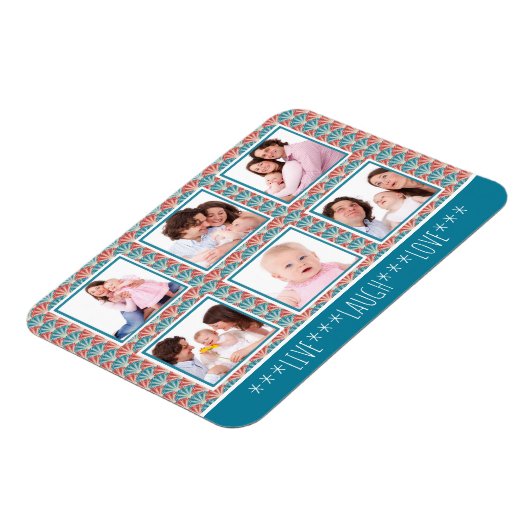 Instagramフォトコラージュ装飾模様 マグネット (左側)