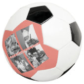 Instagramフォトコラージュ4写真 – サンゴ サッカーボール (3/4)