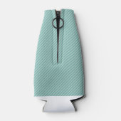 Instagramフォトコラージュ4写真 – 青ストライプ色 ボトルクーラー (裏面)