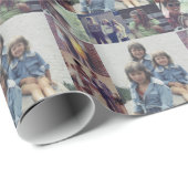 Instagramフォトコラージュ6枚の写真お気に入りの ラッピングペーパー (ロールコーナー)