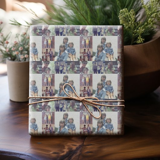 Instagramフォトコラージュ6枚の写真お気に入りの ラッピングペーパー