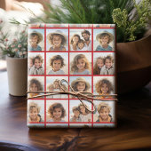 Instagramフォトコラージュ – 12のお気に入りの写真 ラッピングペーパー