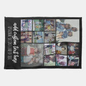 Instagramフォトコラージュ – 14枚 – スクリプト文字 キッチンタオル (横)