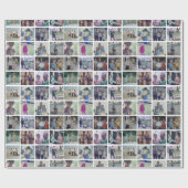 Instagramフォトコラージュ – 16のお気に入りの写真 ラッピングペーパー (フラット)