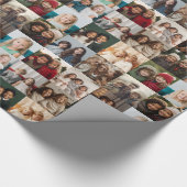 Instagramフォトコラージュ – 16のお気に入りの写真 ラッピングペーパー (角)