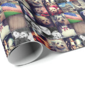 Instagramフォトコラージュ – 16のお気に入りの写真 ラッピングペーパー (ロールコーナー)