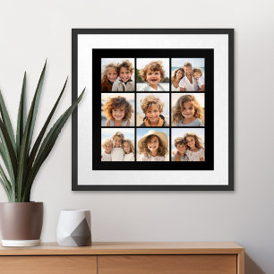 Instagramフォトコラージュ（9枚） ポスター