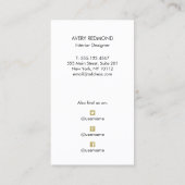 Instagramフォトソーシャルメディアマーケティングフォトブシン 名刺 (裏面)