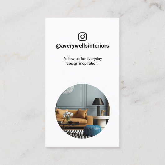 Instagramフォトソーシャルメディアマーケティングフォトブシン 名刺 (正面)