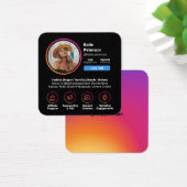 Instagramフォトブラックトレンディーソーシャルメディアのブランド (デスク)