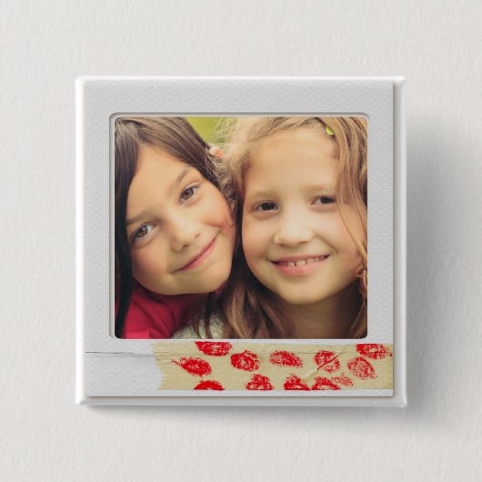 Instagramフォトボタン 缶バッジ (正面)