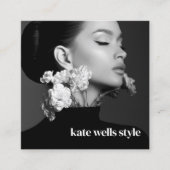 InstagramフォトQRコード スクエア名刺 (正面)