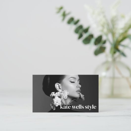 InstagramフォトQRコード 名刺 (スタンド正面)