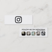 Instagramフォロワー スキニー名刺 (正面/裏面)