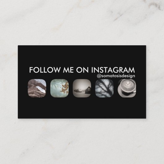 Instagramフォロワー 名刺 (裏面)