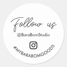 Instagramフォローはこちら パッケージステッカー