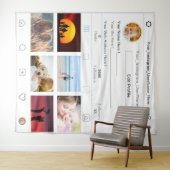 Instagramプロファイルのフォトブースの背景 タペストリー (インサイチュ(横))