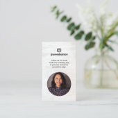 Instagramプロフェッショナルソーシャルメディアマーカー 名刺 (スタンド正面)