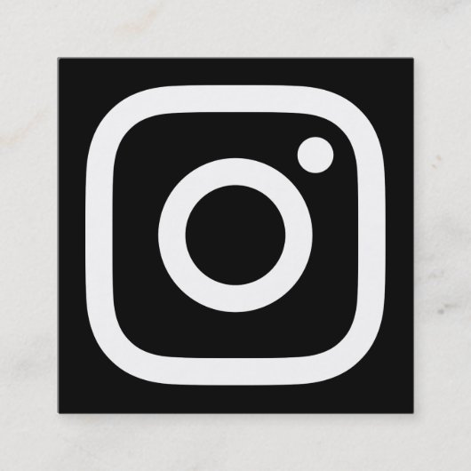 Instagramプロモーション スクエア名刺 (正面)