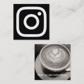 Instagramプロモーション スクエア名刺 (正面/裏面)