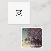 Instagramプロモーション スクエア名刺 (正面/裏面)