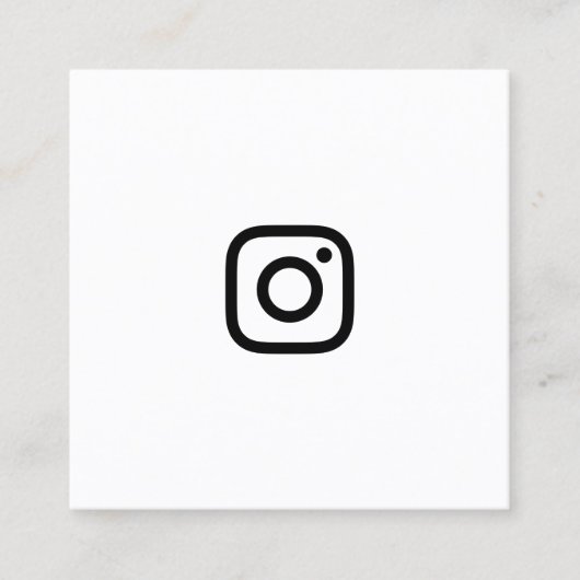 Instagramプロモーション スクエア名刺 (正面)