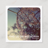 Instagramプロモーション スクエア名刺 (裏面)