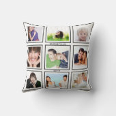 Instagramモダンで写真を様式化 クッション (裏面)