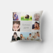 Instagramモダンで写真を様式化 クッション (裏面)