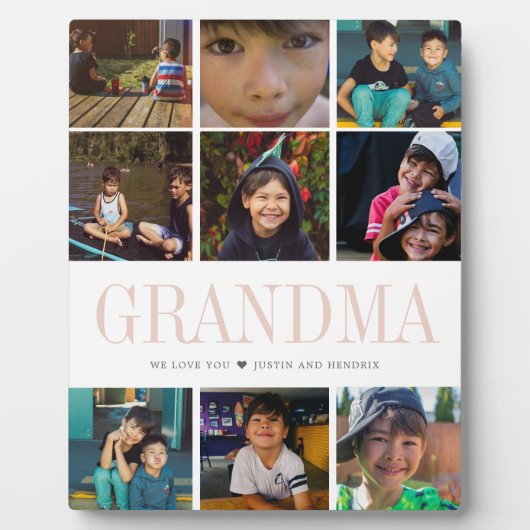 Instagramモダンスクエアフォトコラージュ |写真9 フォトプラーク (正面)