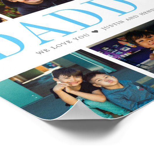 Instagramモダンスクエアフォトコラージュ |写真9 ポスター (角)