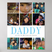 Instagramモダンスクエアフォトコラージュ |写真9 ポスター (正面)