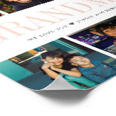 Instagramモダンスクエアフォトコラージュ |写真9 ポスター (角)