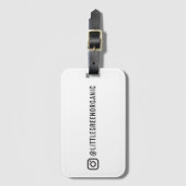 Instagramラゲージタグ | Instagram名 ラゲッジタグ (正面縦)