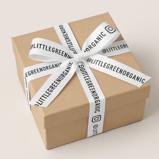 Instagramリボン | Instagram名1.5インチ2ヤード サテンリボン