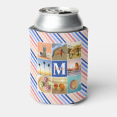 Instagramリラックスの夏休みフォトグリッド 缶クーラー (缶裏面)