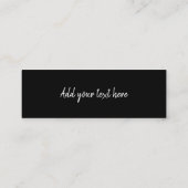 Instagramロゴソーシャルメディアモダントレンディースクリプト コーリングカード (裏面)