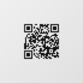 Instagram上のミニマル後を追スQRコード ウィンドウサイン (シート)
