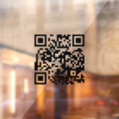 Instagram上のミニマル後を追スQRコード ウィンドウサイン (シート2)