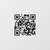 Instagram上のミニマル後を追スQRコード ウィンドウサイン (シート)